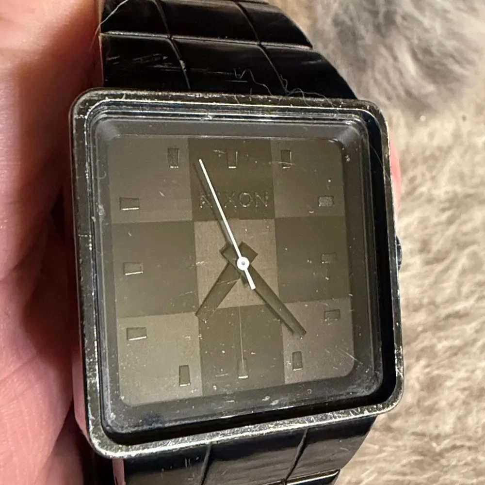 Black Square Dial Men's Watch (4000)